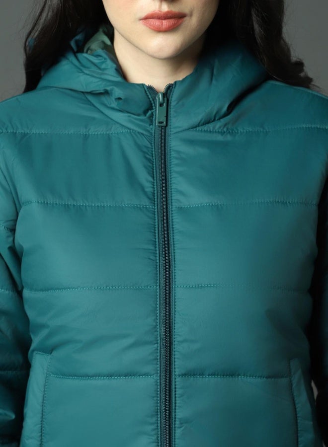 HIGH STAR Women Teal Jackets - Image 5