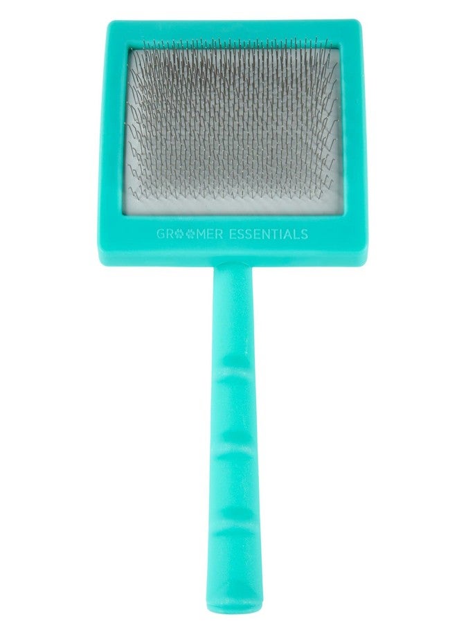 Groomer Essentials Universal Slicker - Large - For Medium-Haired Breeds - Gets Rid of Debris, Loose Hair and Mats/Knots in the Fur - Made with Durable Plastic - Image 1