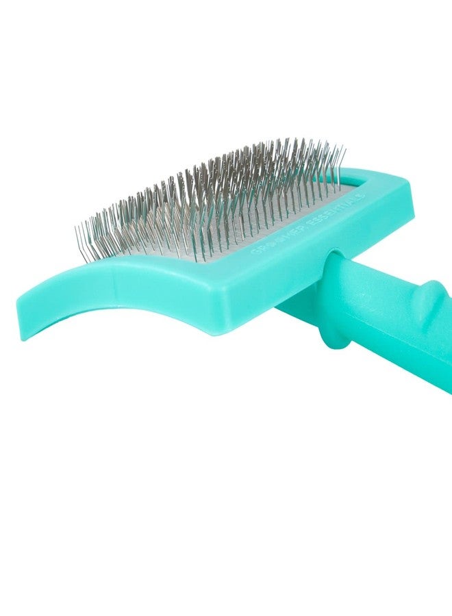 Groomer Essentials Universal Slicker - Large - For Medium-Haired Breeds - Gets Rid of Debris, Loose Hair and Mats/Knots in the Fur - Made with Durable Plastic - Image 4
