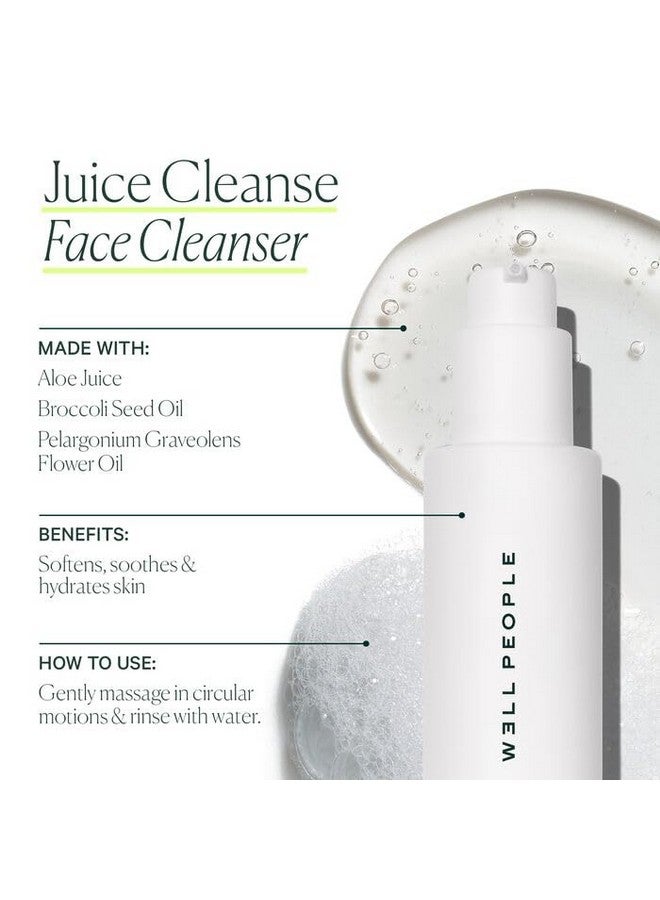 Well Juice Cleanse Soothing Aloe Face Cleanser Nourishing Gelbased Cleanser For All Skin Types Softens & Hydrates Skin Vegan & Crueltyfree - Image 3