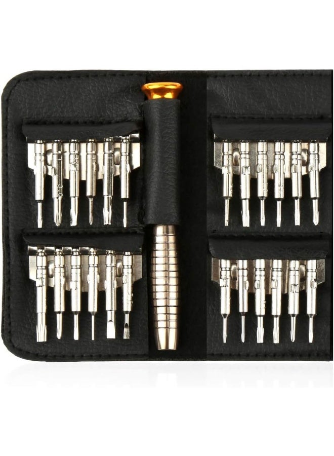 H&S HAndS Interchangeable Precision Screwdriver Set With Case Mini Screwdriver Tool Kit Pouch Glasses Eyeglass Sunglass Repair Tool For Watch Laptop Mobile Phone Iphone Ipad  - Image 1