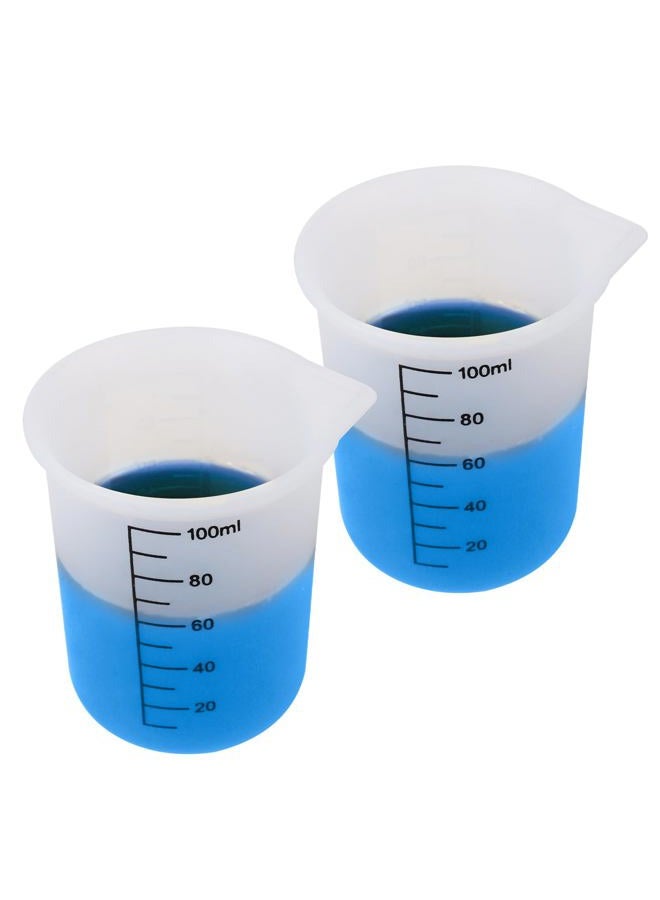 KEUYE Laundry detergent cup,silicone laundry detergent measuring cup,washable laundry measuring cup for liquid detergent,2pcs cup measuring cup,No More Mess or Leaks - Image 1