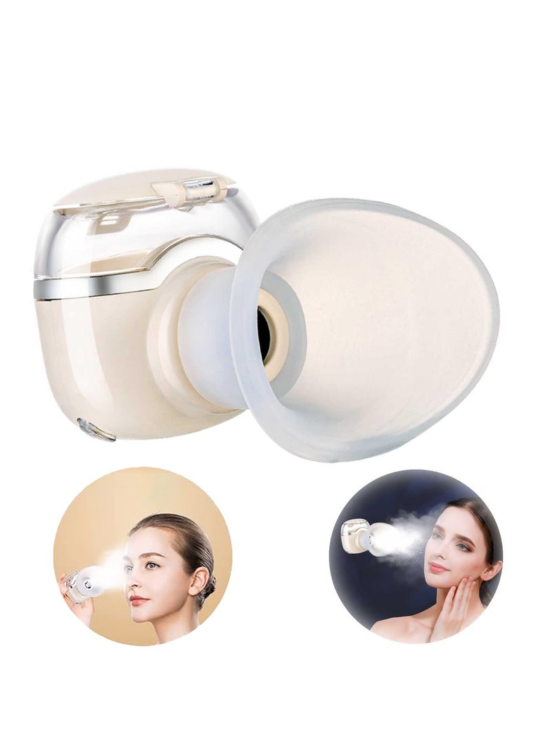 SYOSI Nano Eye Mist Steam Sprayer, Portable Warm Compress for Dry Eyes, MGD, Stye, Eye Fatigue Relief, Heated Eyelid Eye Care Nebulizer, Mini Face Moisturizing and Soothing Steamer  - Image 1