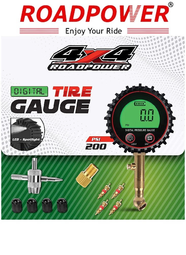 RoadPower Digital Tire Deflator 200PSI Air Down Offroad Kit with Precision Release Button Repair Tool Quickly Deflate 4x4 Off Road Tires TG-440  - Image 4