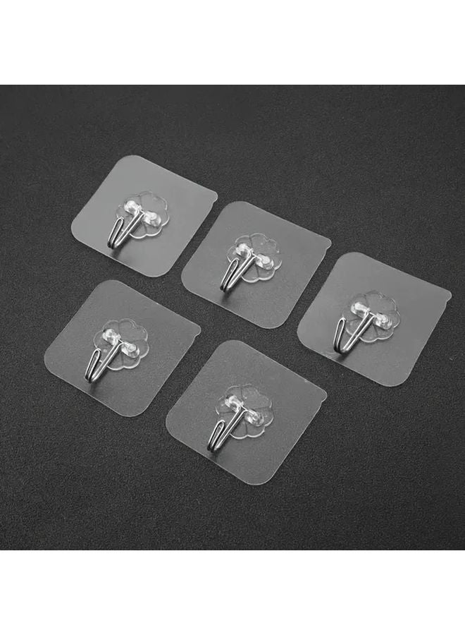 10pcs Strong Sticky Hooks No Drilling Wall Mounted Suction Cup For Bathroom Balcony - Image 2