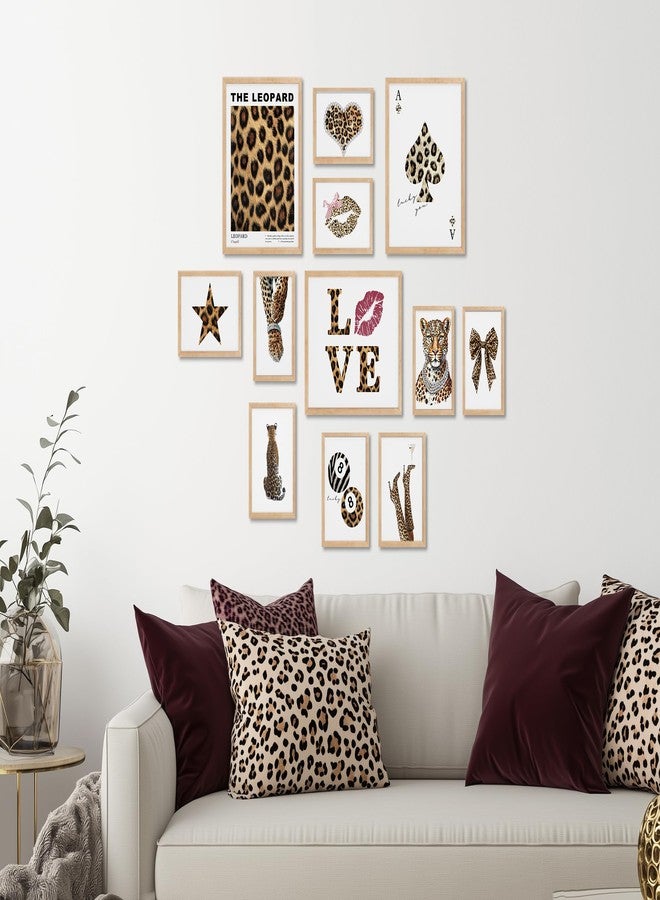 TwoDays Cheetah Print Room Decor, Trendy Leopard Print Wall Art Aesthetic, Chic Luxury Y2K Fashion Posters for Home Bedroom Apartment Dorm. (Multi Sizes, Set of 12, 8" X 10" Largest, UNFRAMED) - Image 5