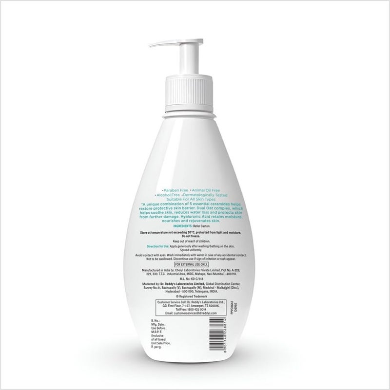 Venusia Ceraplus Lotion for Dry Skin  5 Essential Ceramides for Deep moisturization  barrier repair I With Oat oil  oat extractHyaluronic Acid I Fragrance free body lotion I300gm - Image 2