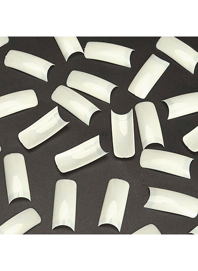 brunson - False Nail Tips Acrylic C-Curved Square 500 Pieces BCCNT500 - Image 1