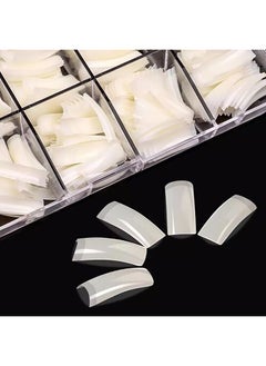brunson False Nail Tips Acrylic C-Curved Square 500 Pieces BCCNT500  - Image 4