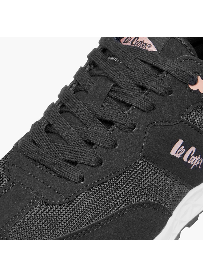 Lee Cooper Women's Logo Detail Sneakers with Lace-Up Closure