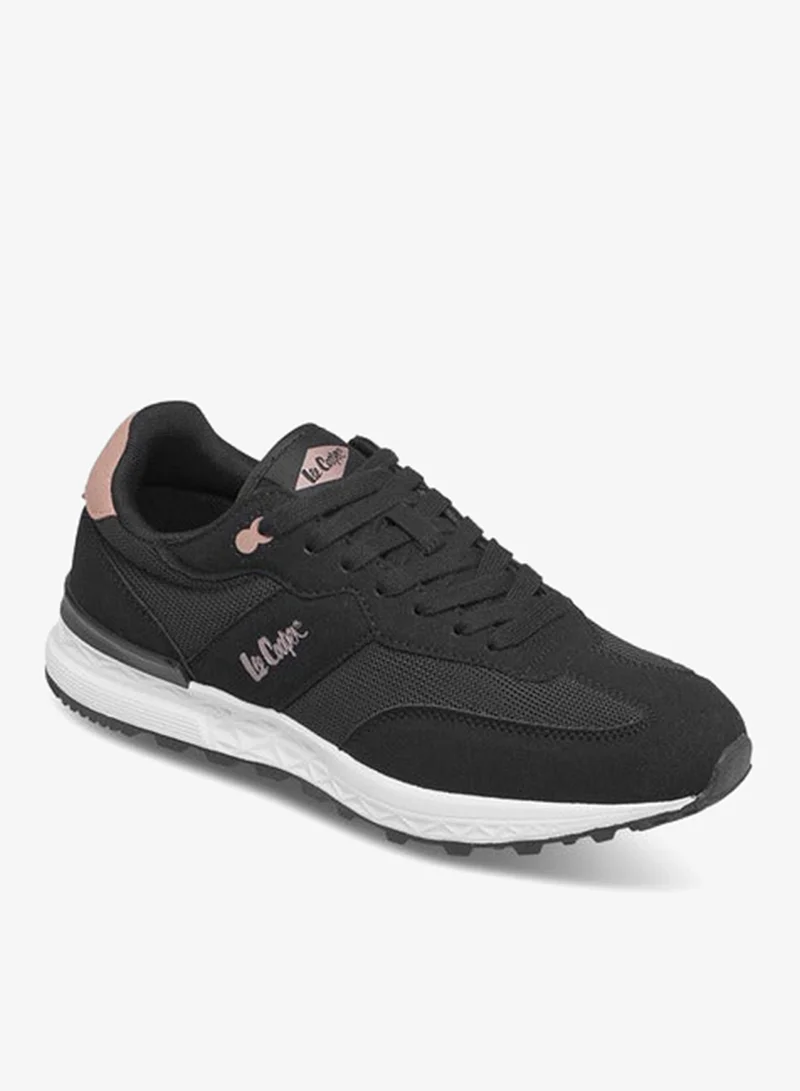Lee Cooper Women's Logo Detail Sneakers with Lace-Up Closure