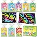 ZMLM Easter Classroom Gifts For Students 24 Pack Scratch Rainbow Art Notebook Paper Party Favors For Kids 48 Birthday Goodie Bags Stuffers Student Prizes From Teacher Kindergarten Toy - Image 2