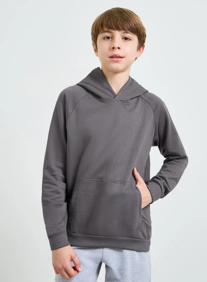 Styli Teen Unisex Cotton Hoodie With Kangaroo Pocket