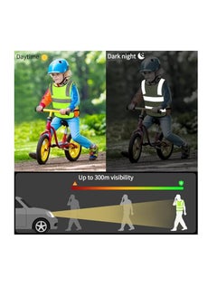 Mmmon 2pack Kids Reflective Vest Child Safety Visibility Vest for Cycling Skiing  - Image 2