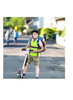 Mmmon 2pack Kids Reflective Vest Child Safety Visibility Vest for Cycling Skiing  - Image 5