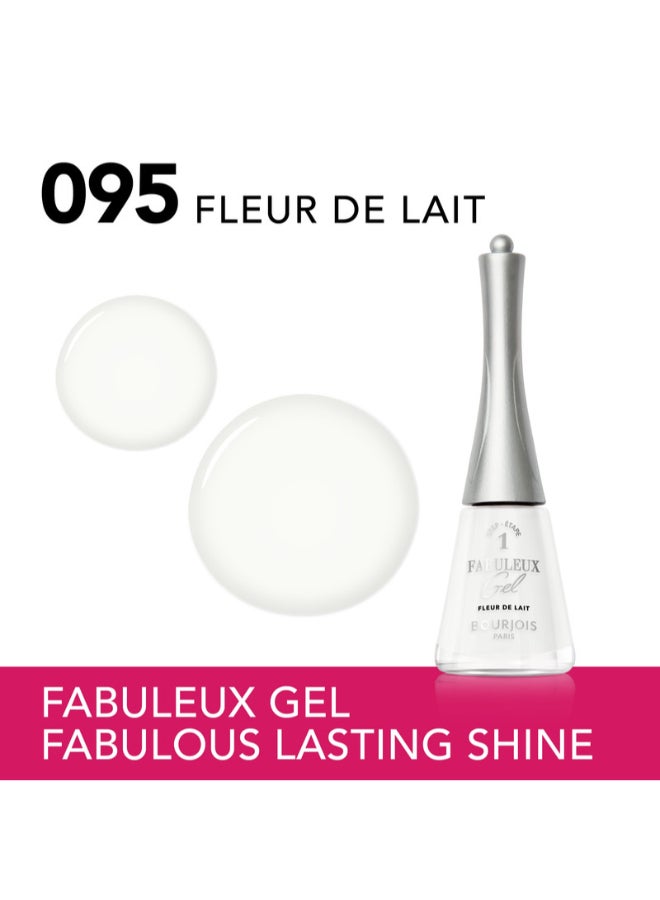 BOURJOIS PARIS Fabuleux Gel Nail Polish - 95 - Fleur De Lait - Image 2