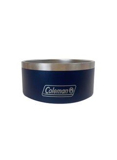 Coleman Stainless Steel Powder Coated Dog Bowl, 64 oz, Navy  - Image 1