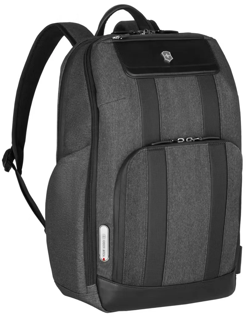 Victorinox  Architecture Urban2 City Unisex Backpack - Melange Grey/Black  | Best Price UAE