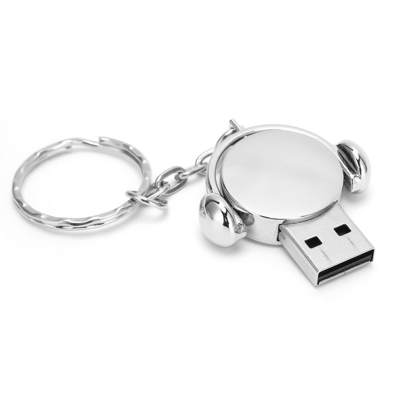 أقراص USB 2.0: قطعة واحدة من ذاكرة التخزين المعدنية بالتصميم الكرتوني - محرك ذاكرة فلاش محمض صغير الحجم قابل للاستخدام الفوري للمنزل والمكتب والسيارة، متوافق مع الأنظمة، ملحق للنسخ الاحتياطي للملفات وهدية - Image 4