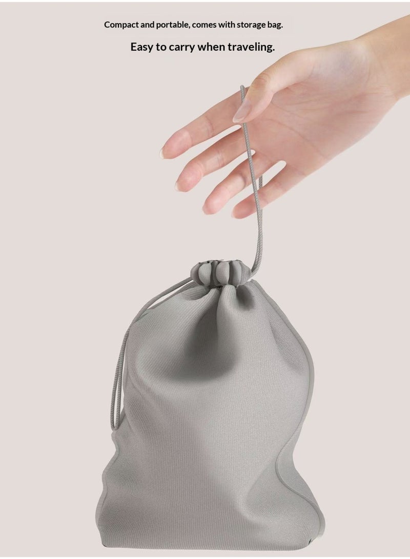 مقعد مرحاض قابل للطي للأطفال الصغار، مقعد تدريب محمول للأطفال على استخدام النونية مزود بوسادات مانعة للانزلاق، تصميم وسادة ناعمة، مناسب لجميع المراحيض القياسية - Image 5