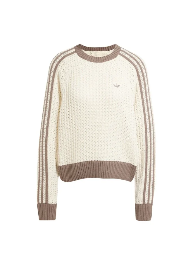 Adidas adidas KNITTED CREW White Originals Women SWEATSHIRTS