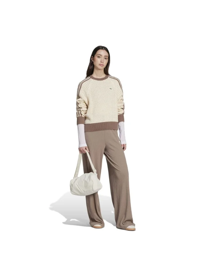 Adidas KNITTED CREW White Originals Women SWEATSHIRTS