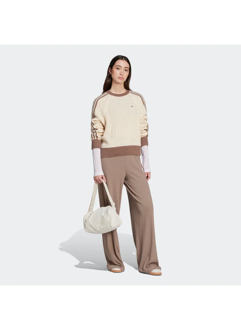 Adidas KNITTED CREW White Originals Women SWEATSHIRTS