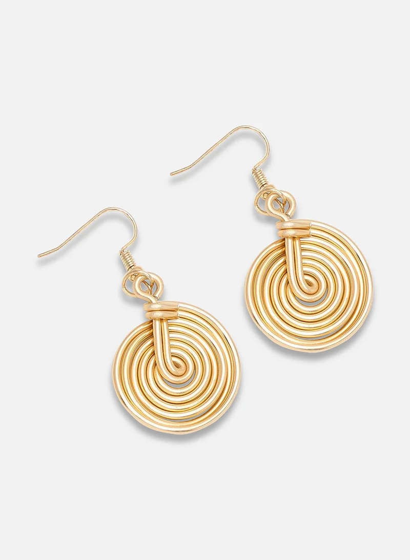 سوهي قلادة حجرية مصممة للحفلات مطلية بالذهب