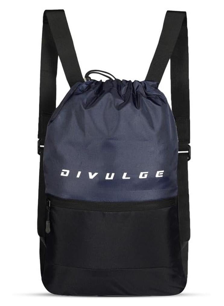 DIVULGE حقيبة رياضية بسحاب وحقيبة ظهر متعددة الاستخدامات بسحاب - Image 1