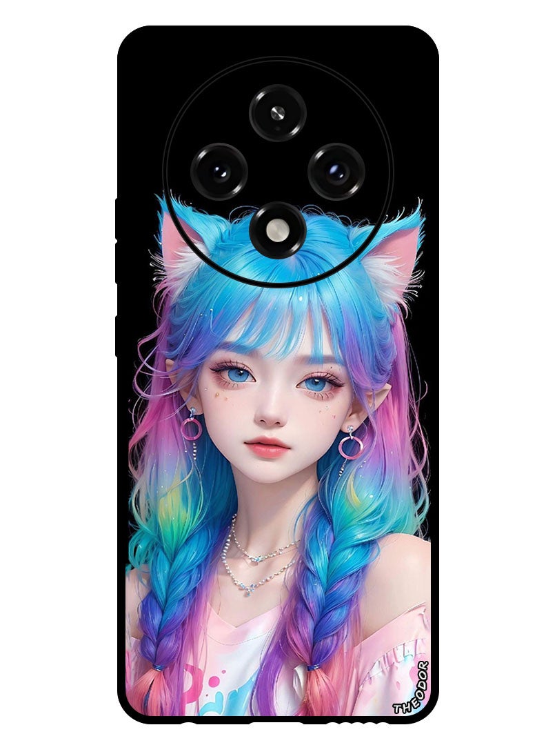 Theodor Protective Case Anti Scratch Shock Proof Bumper Cover For Oppo A3 Pro Girl 1 - Image 1