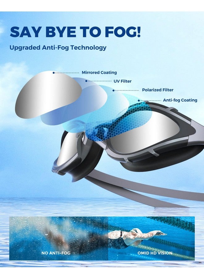 OMID Swimming Goggles Polarized Swim Goggles Antifog No Leaking Swim Goggles With Uv Protection For Men Women Adult - Image 3