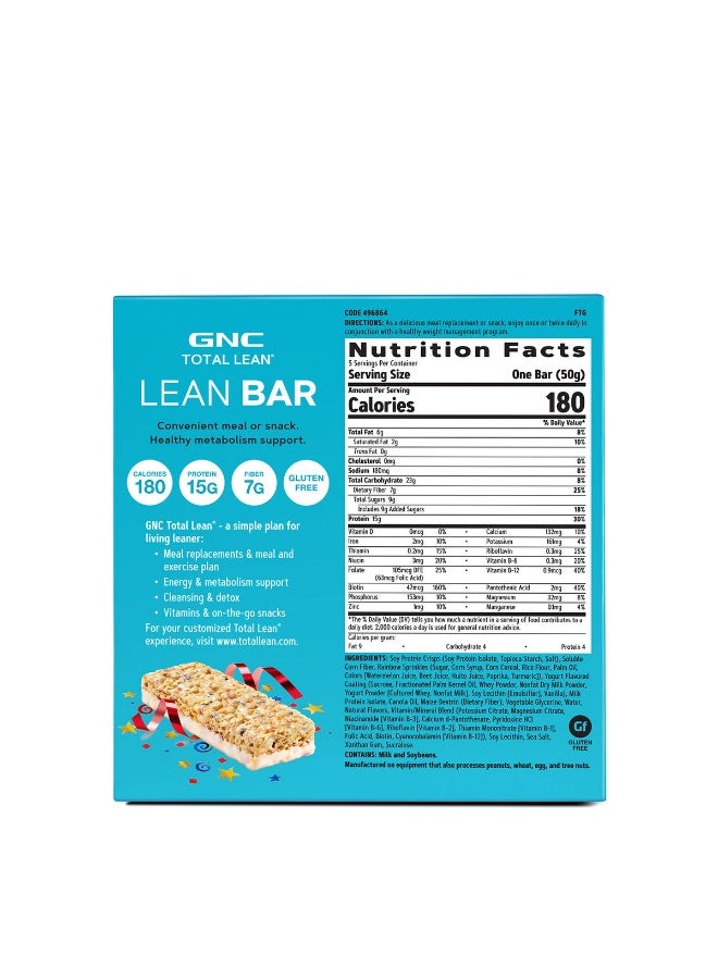 GNC Total Lean Lean Bar Vanilla Birthday Cake - Image 3