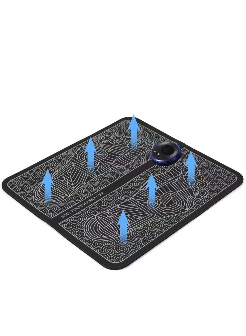 Foot Massager Mat Pad Portable Electric Massage Pad Relax Feet and Legs USB for Home and Office Use - Image 4