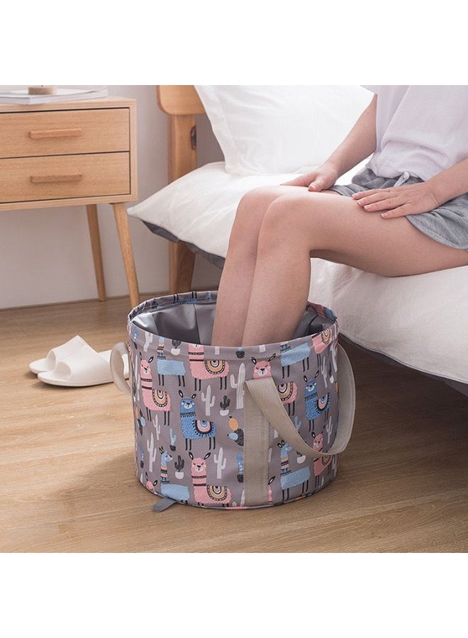 Portable Foldable Foot Spa Bucket – Waterproof Soaking Basin for Foot Bath, Pedicure & Relaxation - Image 1