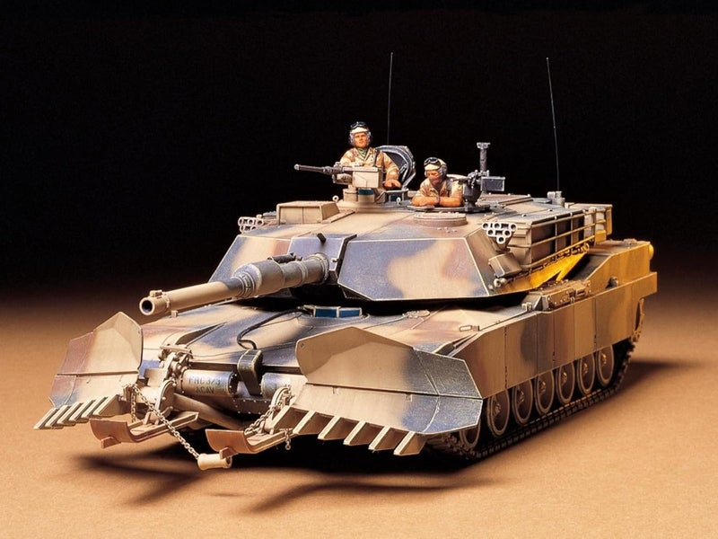 Tamiya Models M1A1 Abrams Tank with Mine Plow - 1/35 Scale Model Kit - Image 3