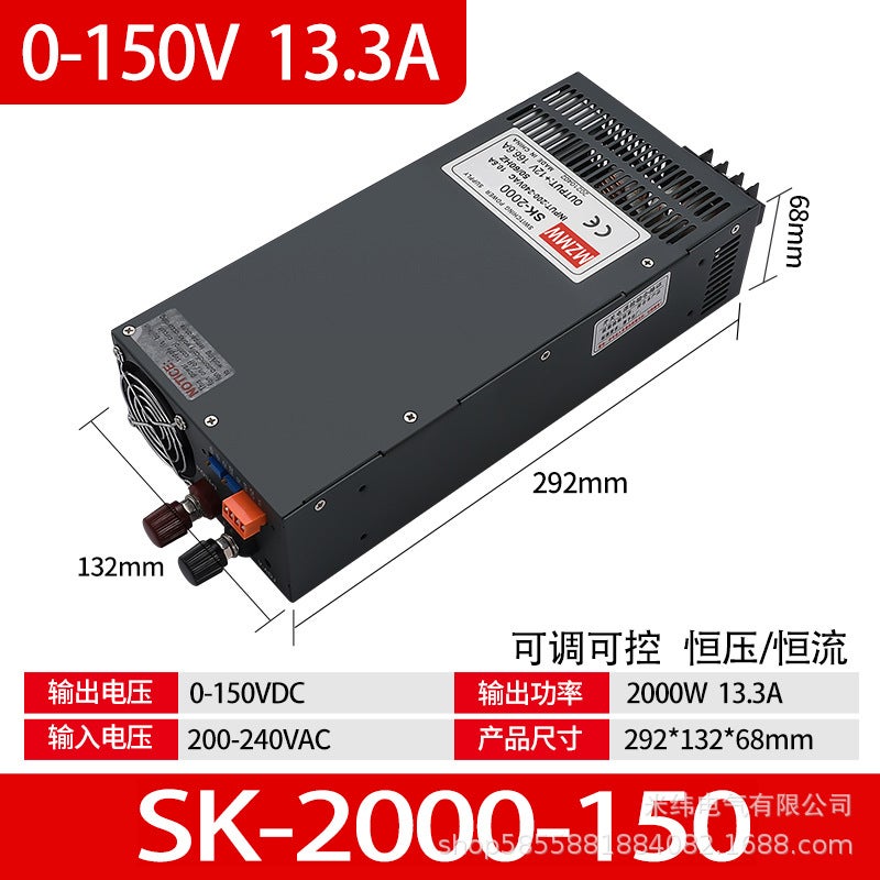 High-Power Switching Power Supply 2000W3000W4000W24V12V36V48V0-60 Volts Dc 100A250A - Image 1