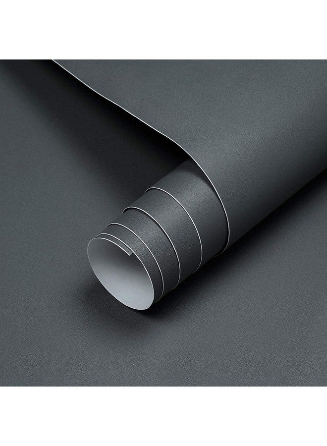 ويسدم خلفية رمادية صلبة مقاس 24 × 78.7 بوصة، ورق اتصال رمادي غير لامع، ورق رمادي مقشر وعصا من الفينيل، ورق سميك قابل للإزالة ذاتي اللصق لخلفية رف الخزانة وبطانة الجدار - Image 1