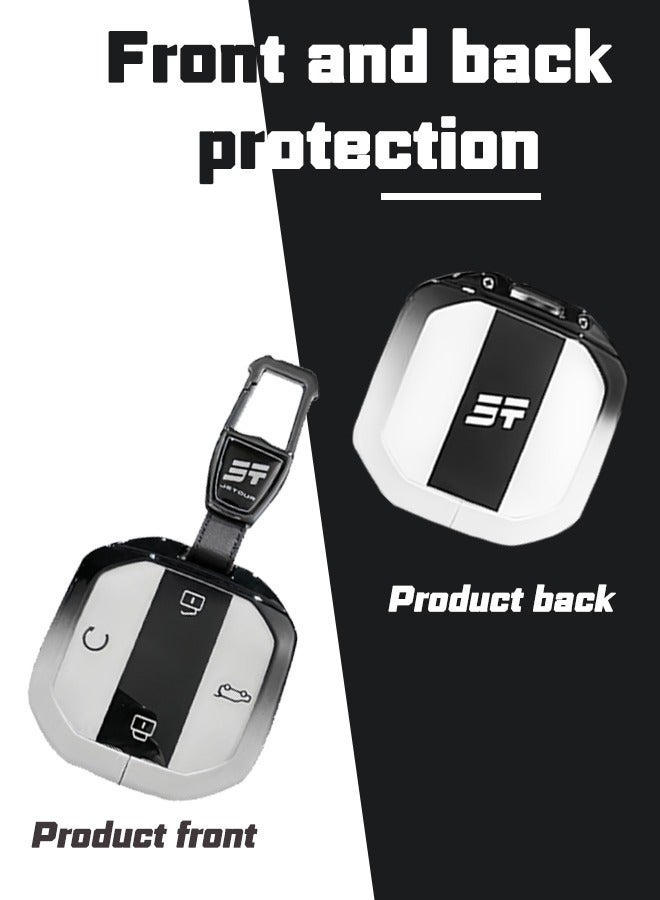 Car key protector, suitable for 2025 Model, Suitable for Jetour Freeman/T1/T2 Hybrid and Gasoline Vehicles, anti-fall, wear-resistance, perfect all-inclusive, precise matching, goodcar. - Image 4