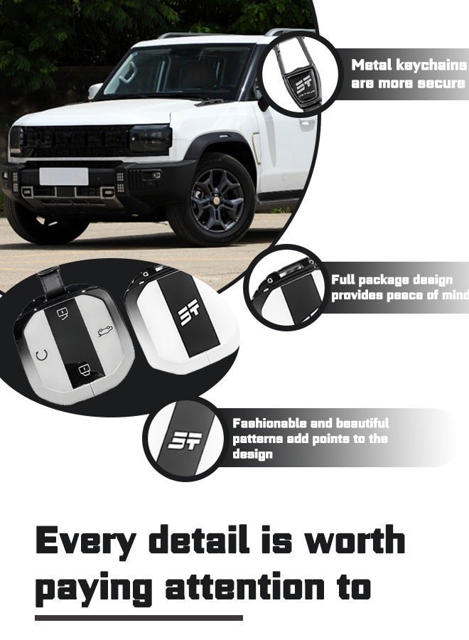 Car key protector, suitable for 2025 Model, Suitable for Jetour Freeman/T1/T2 Hybrid and Gasoline Vehicles, anti-fall, wear-resistance, perfect all-inclusive, precise matching, goodcar. - Image 3