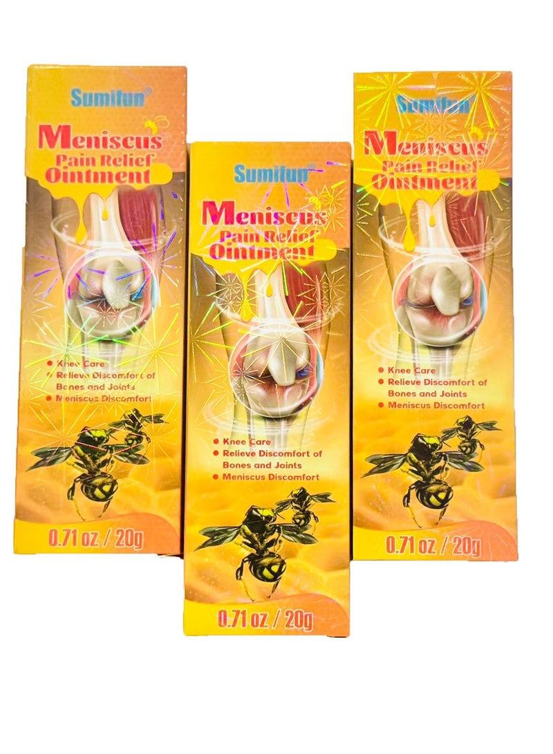 سوميفون عبوة 3 – مرهم سومي-فن لتخفيف آلام الغضروف المفصلي (20 جم لكل عبوة) | كريم طبيعي لآلام الركبة والمفاصل