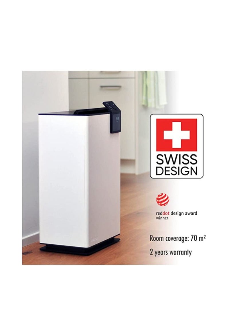 Stadler - Swiss Design Dehumidifier 20L per Day with Digital 24 hour timer 5 liter Water Tank with Automatic Handle Swing Mode for Equal Distribution Hygrometer  Ideal for big rooms up to 70m2 - Image 1