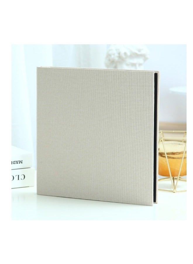 ميكسد ألبومات الصور، كتاب ألبومات صور زفاف عائلية بسعة كبيرة جدًا، صور مغناطيسية ذاتية اللصق مصنوعة يدويًا، كتاب صور الذاكرة يحمل صور 3x5,4x6,5x7,6x8,8x10 بوصة، بيج 20 ورقة/40 - Image 1