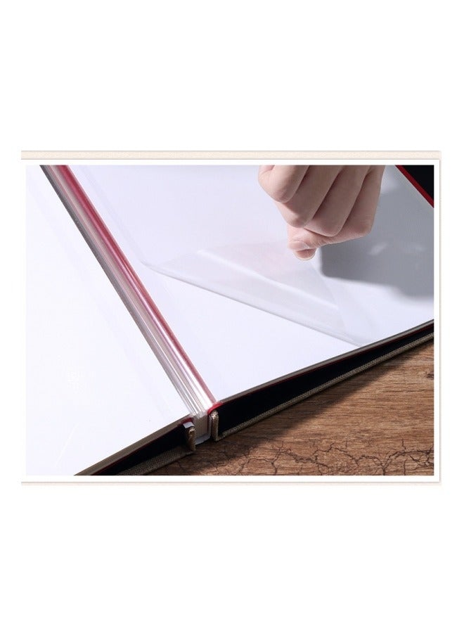 ميكسد ألبومات الصور، كتاب ألبومات صور زفاف عائلية بسعة كبيرة جدًا، صور مغناطيسية ذاتية اللصق مصنوعة يدويًا، كتاب صور الذاكرة يحمل صور 3x5,4x6,5x7,6x8,8x10 بوصة، بيج 20 ورقة/40 - Image 4