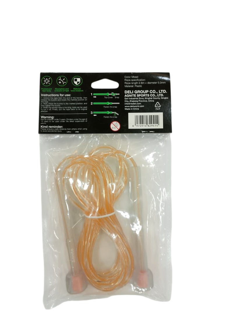 Agnite Fluorescent High-Speed Skipping Jump Rope