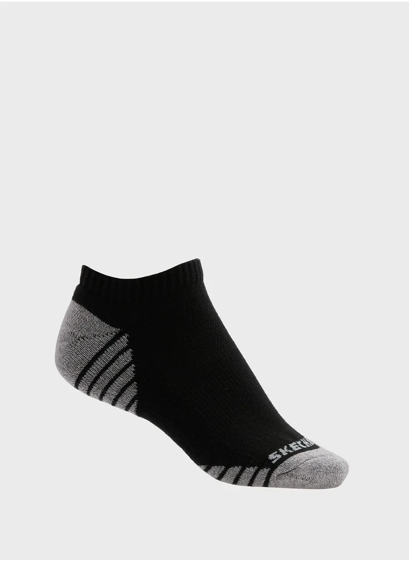 SKECHERS 3 Pack Terry Low Cut Socks