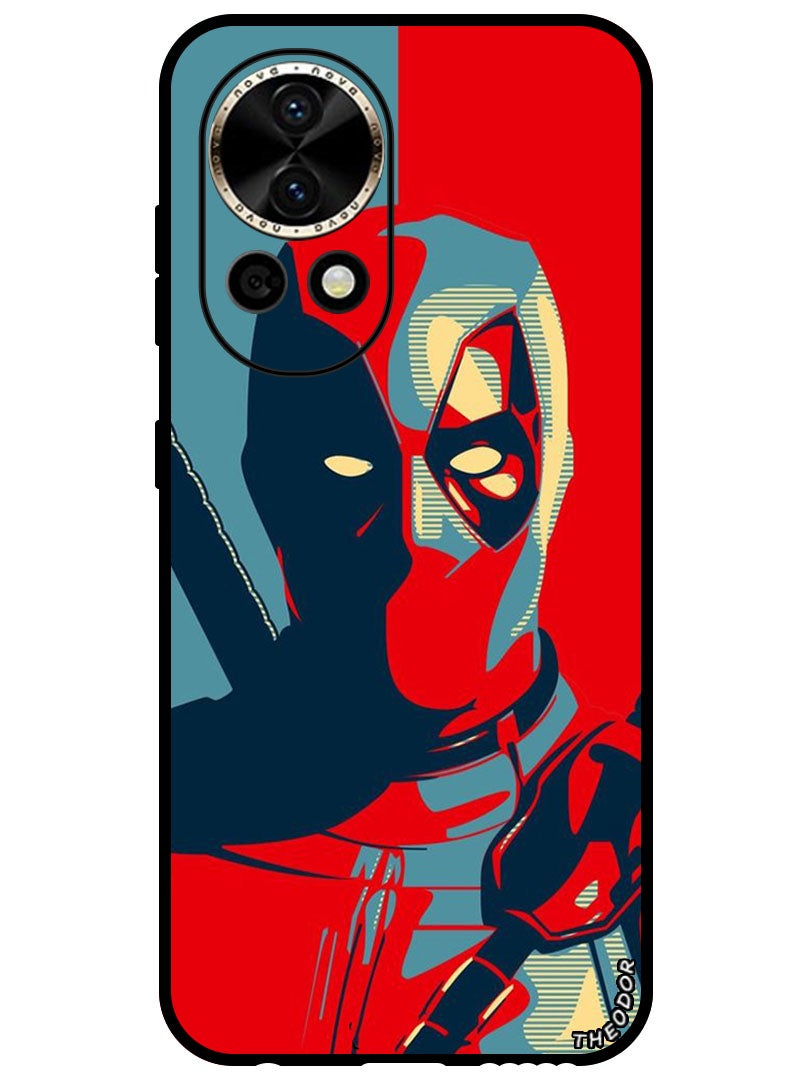 Theodor Protective Case Anti Scratch Shock Proof Bumper Cover For Huawei Nova 12 Pro Deadpool - Image 1