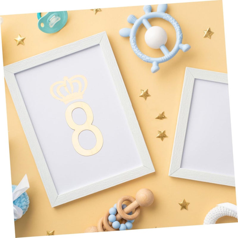 Wooden Milestone Cards 30 Pack Cute Growth Signs Newborn Photo Props - Image 5