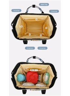 General Backpack Multifunctional Large Capacity Mommy Bag Nylon Mother and Baby Backpack Travel Backpack (Rabbit)  - Image 4