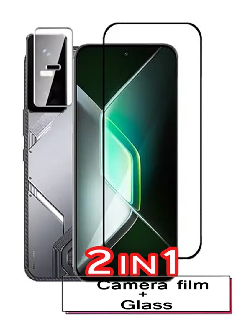 2 in 1 For infinix GT 30 pro Screen & Camera Protection - High transparency full coverage security protector - Image 1