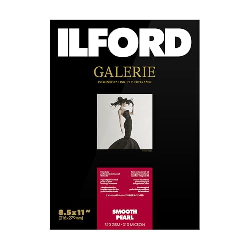 ILFORD GALERIE Prestige Smooth Pearl - 8.5 x 11 Inches, 100 Sheets (2001752) - Image 1